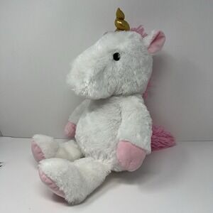 White Unicorn Plush Stuffed Animal Fantasy Horse Gift Soft Toy 13" Story Packs